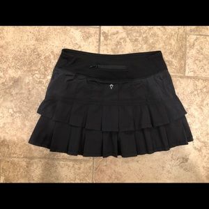 black ivivva set the pace skirt